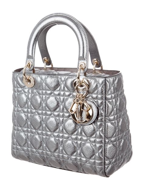 christian dior eiffel tower bag|Medium Lady Dior Bag Black and White Crinkled Calfskin with .